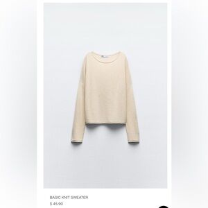 Zara Cream Sweater